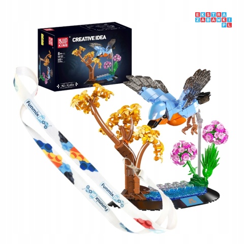 [10151] Klocki 609 el. Ptak koliber rudzik konstrukcyjne Mould King