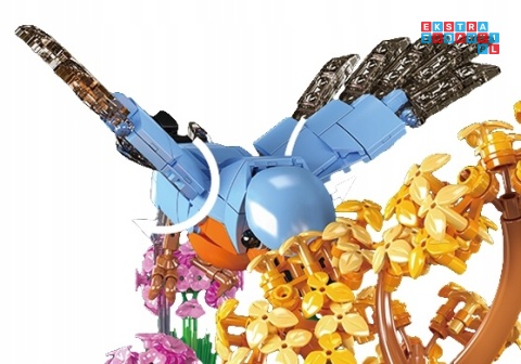 [10151] Klocki 609 el. Ptak koliber rudzik konstrukcyjne Mould King