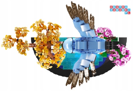 [10151] Klocki 609 el. Ptak koliber rudzik konstrukcyjne Mould King