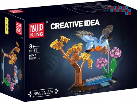 [10151] Klocki 609 el. Ptak koliber rudzik konstrukcyjne Mould King