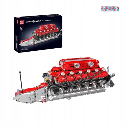 [10169] Klocki 3472 el. Model silnik V12 superfast skrzynia biegów Technic Mould King