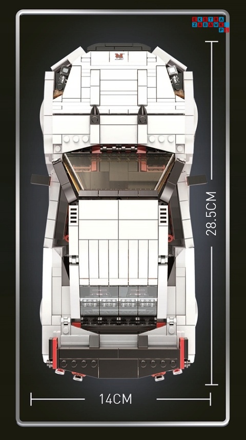 [13104] Klocki 1024 el. Pojazd Technic auto GTR nismo Mould King