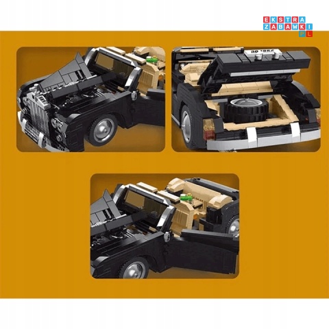 [10006] Klocki 1096 el. Pojazd Technic Rolls-Royce Cloud Mould King