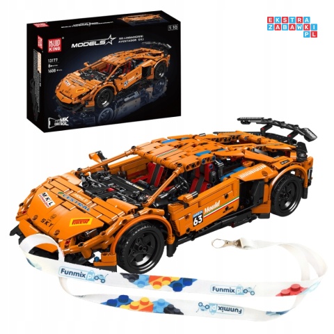 [13177] Klocki 1620 el. Pojazd zdalnie sterowany Włoski Bull Mould King