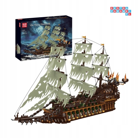 [13197] Klocki 4364 el. Statek model widmo Latający Holender Mould King