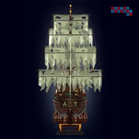 [13197] Klocki 4364 el. Statek model widmo Latający Holender Mould King