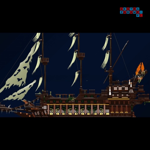 [13197] Klocki 4364 el. Statek model widmo Latający Holender Mould King