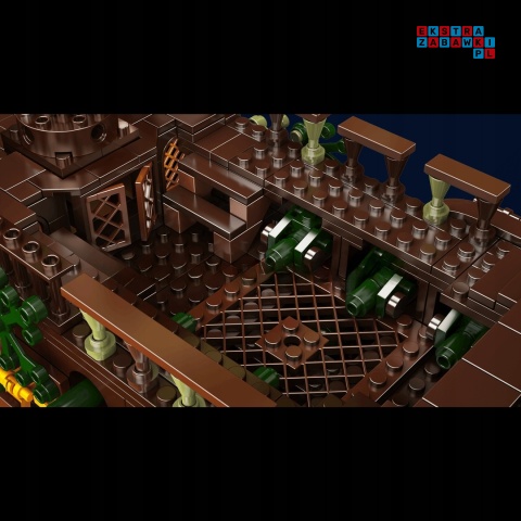 [13197] Klocki 4364 el. Statek model widmo Latający Holender Mould King