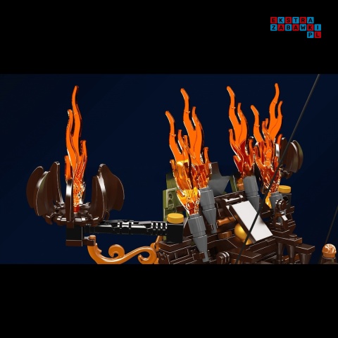 [13197] Klocki 4364 el. Statek model widmo Latający Holender Mould King