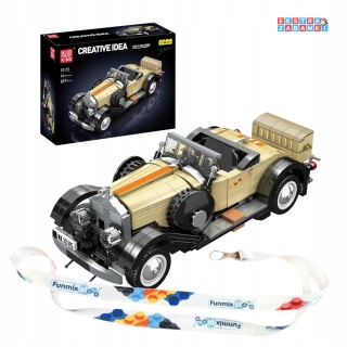 [10115] Klocki 897 el. Technic autko retro klasyczny pojazd Fantom Mould King [S]