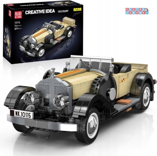 [10115] Klocki 897 el. Technic autko retro klasyczny pojazd Fantom Mould King [S]