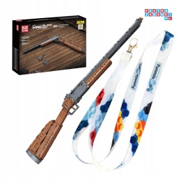 [14016] Klocki 1015 el. Technic broń dubeltówka shotgun strzelba Mould King