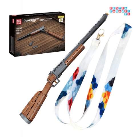 [14016] Klocki 1015 el. Technic broń dubeltówka shotgun strzelba Mould King