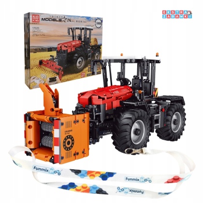[17020] Klocki 2716 el. Technic ciągnik sprzęt rolniczy zdalnie sterowany RC Mould King [S]