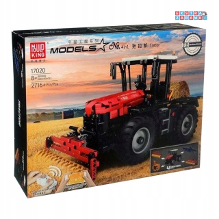 [17020] Klocki 2716 el. Technic ciągnik sprzęt rolniczy zdalnie sterowany RC Mould King [S]