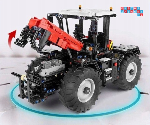 [17020] Klocki 2716 el. Technic ciągnik sprzęt rolniczy zdalnie sterowany RC Mould King