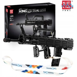 [14005S] Klocki 874 el. Technic karabin maszynowy broń zabawkowa Mould King