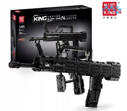 [14005S] Klocki 874 el. Technic karabin maszynowy broń zabawkowa Mould King
