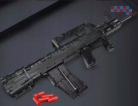 [14005S] Klocki 874 el. Technic karabin maszynowy broń zabawkowa Mould King