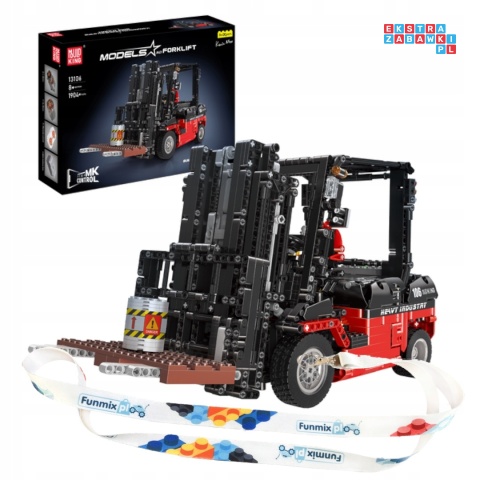 [13106S] Klocki 1904 el. Technic konstrukcyjne pojazd wózek widłowy Mould King
