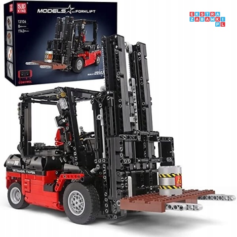 [13106S] Klocki 1904 el. Technic konstrukcyjne pojazd wózek widłowy Mould King