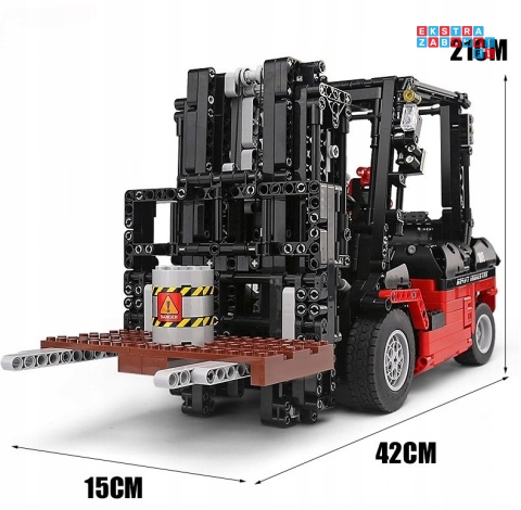 [13106S] Klocki 1904 el. Technic konstrukcyjne pojazd wózek widłowy Mould King