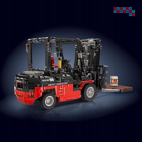 [13106S] Klocki 1904 el. Technic konstrukcyjne pojazd wózek widłowy Mould King