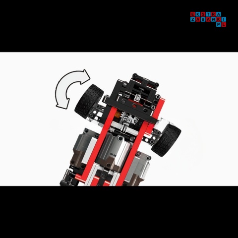 [13106S] Klocki 1904 el. Technic konstrukcyjne pojazd wózek widłowy Mould King