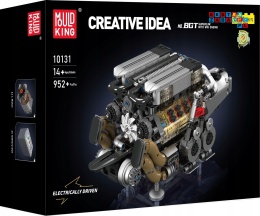 [10131] Klocki 952 el. Technic model silnik BGT W16 Mould King