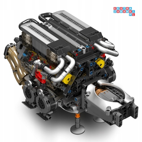 [10131] Klocki 952 el. Technic model silnik BGT W16 Mould King