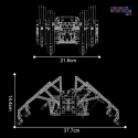 [15053 ] Klocki 818 el. Technic robot pająk zdalnie sterowany RC Mould King