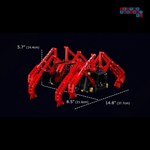 [15053 ] Klocki 818 el. Technic robot pająk zdalnie sterowany RC Mould King