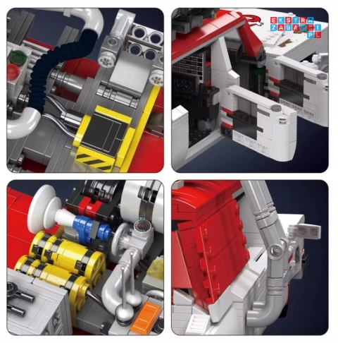 [10071] Klocki 2468 el. Technic pojazd autko pogromcy duchów Mould King