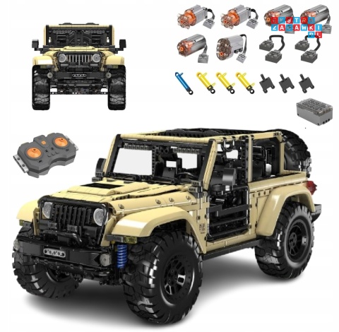 [13184] Klocki 3621 el. Technic pojazd auto terenowe sterowany RC Mould King