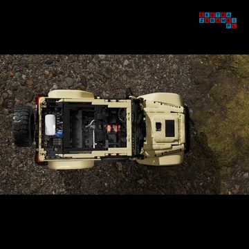 [13184] Klocki 3621 el. Technic pojazd auto terenowe sterowany RC Mould King
