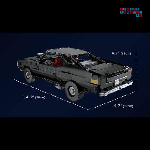 [13081] Klocki 1098 el. Auto Technic Charger zdalnie sterowany Mould King