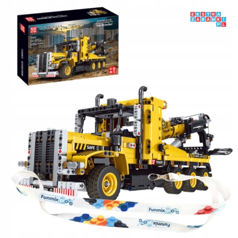 [17011] Klocki 1250 el. Technic pojazd holownik Road Trailer Mould King