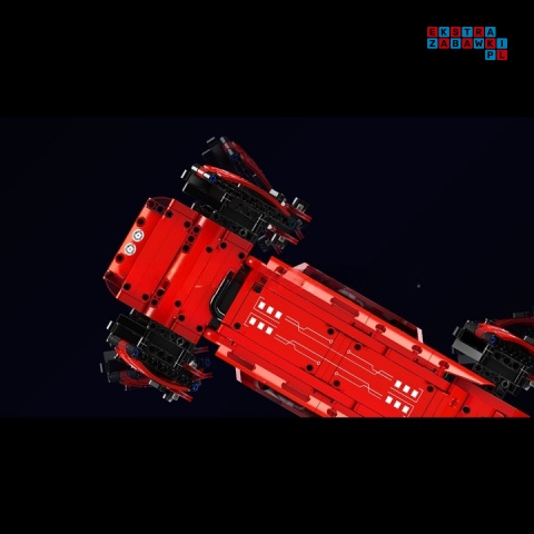 [15075S] Klocki 921 el. Technic pies robot droid zdalnie sterowany RC Mould King - czerwony