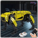 [15075S] Klocki 921 el. Technic pies robot droid zdalnie sterowany RC Mould King - żółty