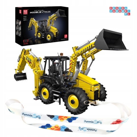 [17036] Klocki 2239 el. technic koparka z łyżką spychacz buldożer zabawka Mould King