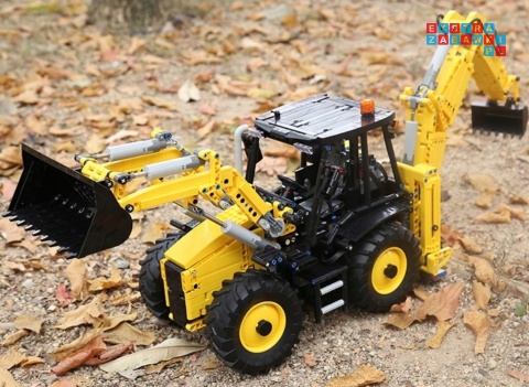 [17036] Klocki 2239 el. technic koparka z łyżką spychacz buldożer zabawka Mould King