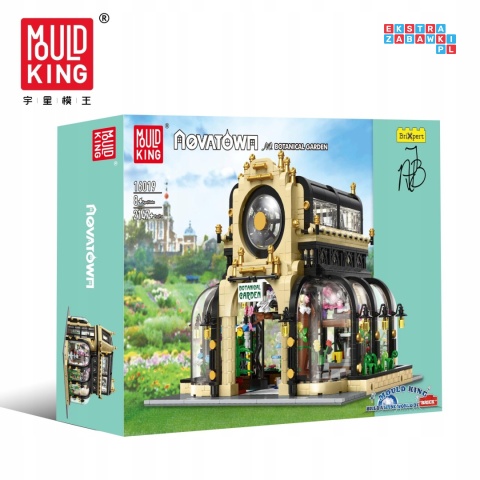 [16019] Klocki 2147 el. Technic The Botanical Garden ogród botaniczny szklarnia podświetleniem LED Mould King