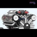 [10088] Klocki 535 el. Technic V8 ośmiocylindrowy silnik benzynowy Mould King