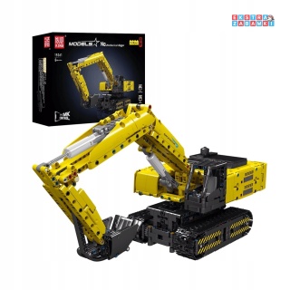 [15061] Klocki 1054 el. Technic zdalnie sterowana koparka + Pilot Mould King [S]