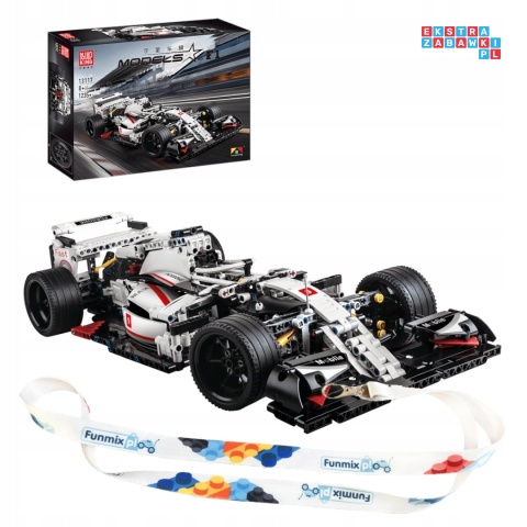 [13117] Klocki 1235 el. Wyścigówka F1 samochód sportowy Mould King
