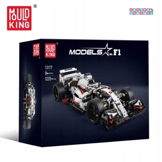 [13117] Klocki 1235 el. Wyścigówka F1 samochód sportowy Mould King [S]