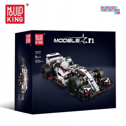 [13117] Klocki 1235 el. Wyścigówka F1 samochód sportowy Mould King