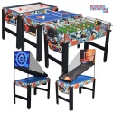 [M48750N(6)] Stół do gier 6w1 PIŁKARZYKI, CYMBERGAJ, PING PONG, KOSZYKÓWKA, STRZELNICA, BILARD