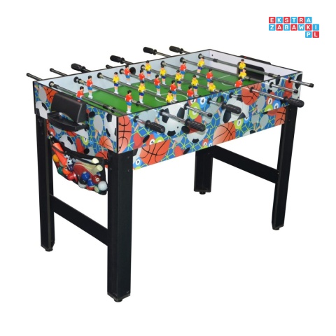 [M48750N(6)] Stół do gier 6w1 PIŁKARZYKI, CYMBERGAJ, PING PONG, KOSZYKÓWKA, STRZELNICA, BILARD