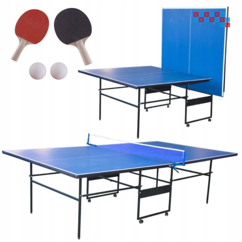 [P101] Duży, skłądany stół do gry PING PONG, TENIS STOŁOWY - płyta 12mm